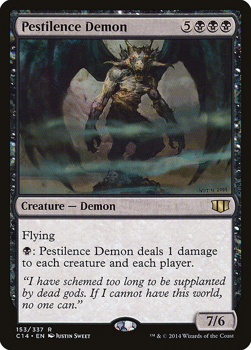 Pestilence Demon from Commander 2014