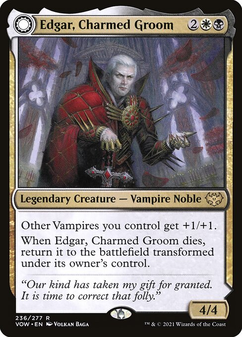 Edgar, Charmed Groom // Edgar Markov's Coffin from Innistrad: Crimson Vow