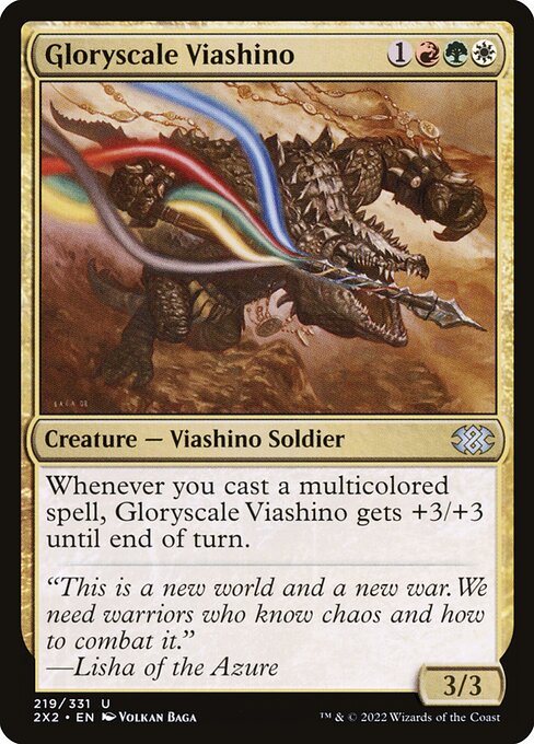 Gloryscale Viashino highlighted card art
