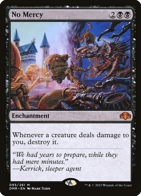 No Mercy highlighted card art
