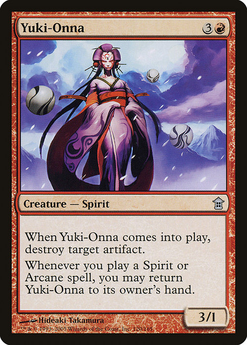 Yuki-Onna highlighted card art