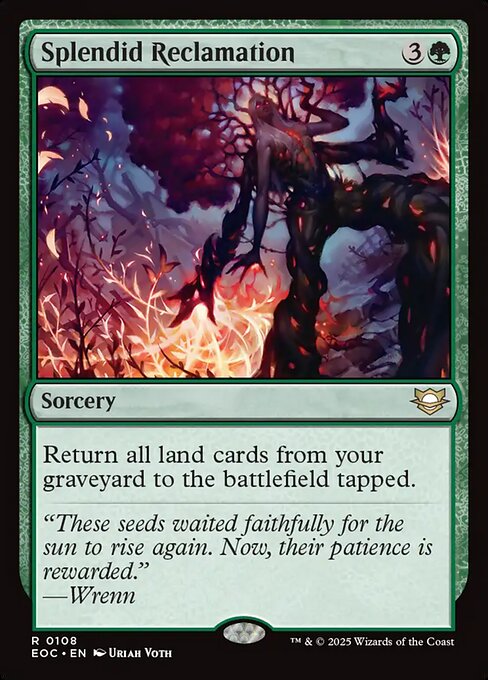 Splendid Reclamation from Edge of Eternities Commander