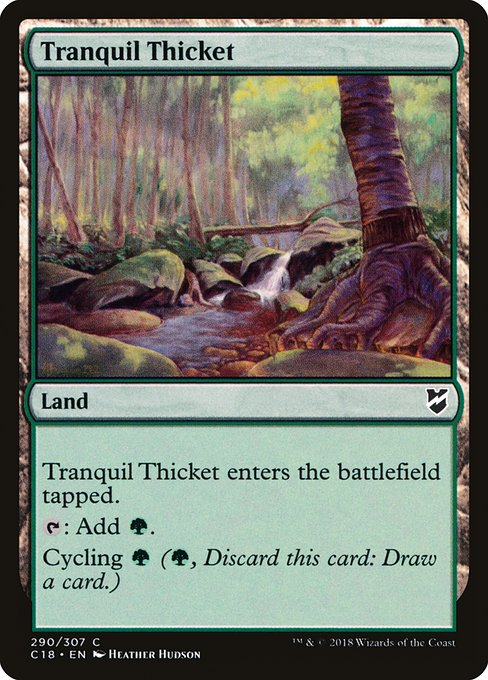 Tranquil Thicket from Commander 2018