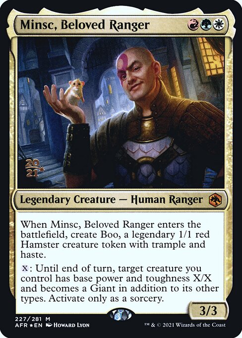 Minsc, Beloved Ranger from Adventures in the Forgotten Realms Promos