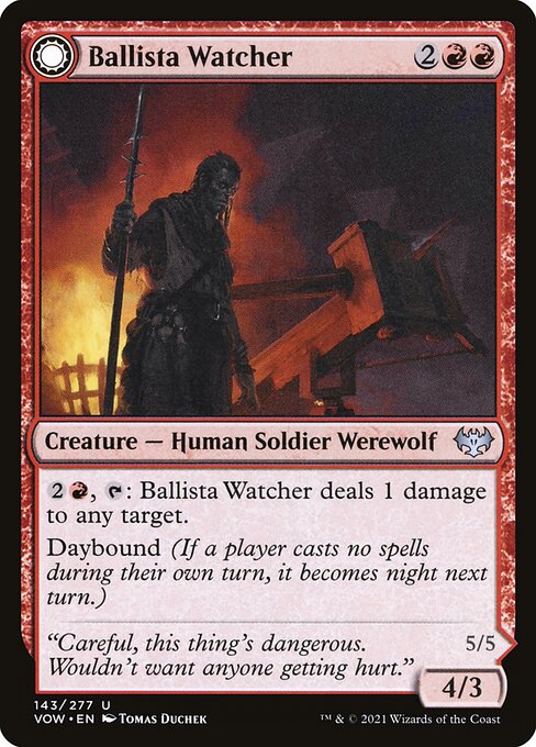 Ballista Watcher // Ballista Wielder from Innistrad: Crimson Vow