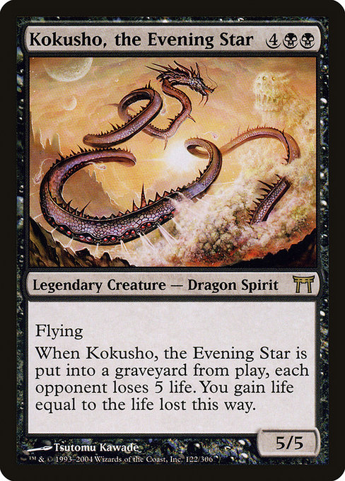 Kokusho, the Evening Star from Champions of Kamigawa