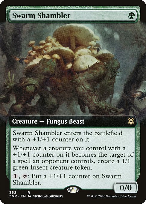Swarm Shambler from Zendikar Rising
