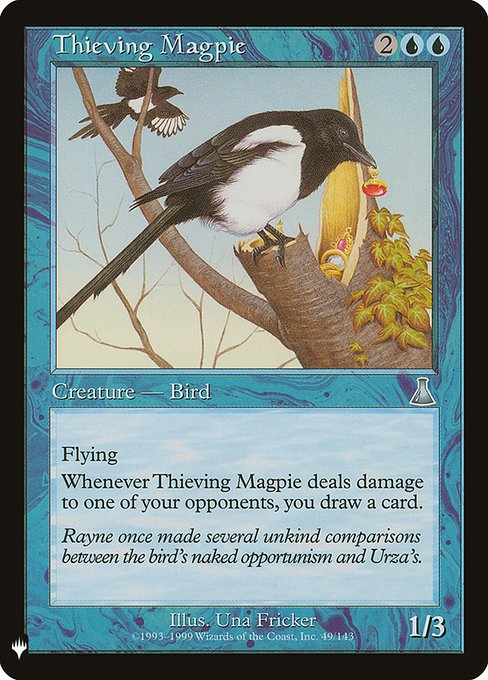 Thieving Magpie from The List