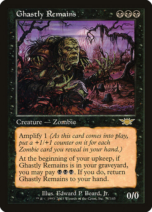 Ghastly Remains highlighted card art