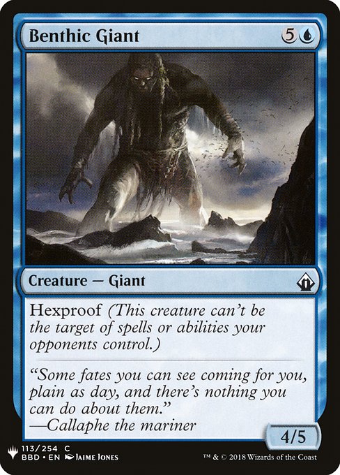 Benthic Giant highlighted card art