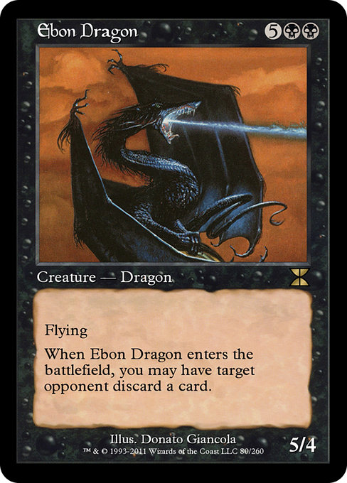 Ebon Dragon highlighted card art