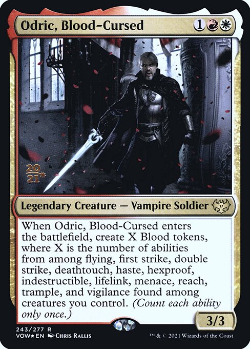 Odric, Blood-Cursed from Innistrad: Crimson Vow Promos