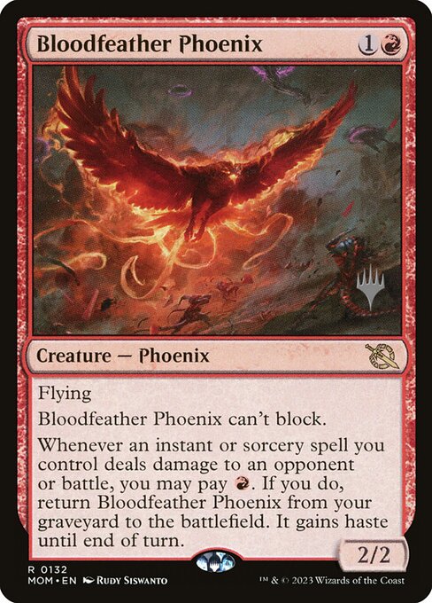 Bloodfeather Phoenix from March of the Machine Promos