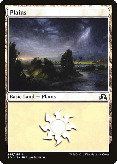 Plains from Shadows over Innistrad