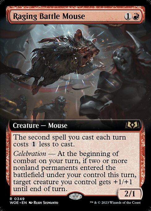 Raging Battle Mouse from Wilds of Eldraine