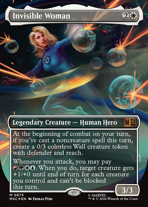 Invisible Woman from Marvel Super Heroes Commander