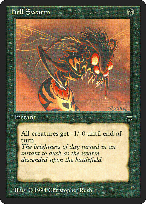 Hell Swarm highlighted card art