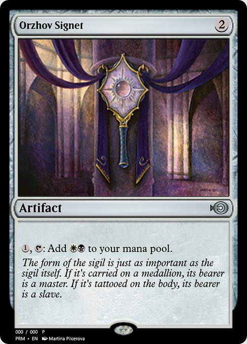 Orzhov Signet from Magic Online Promos