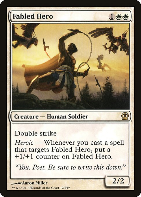 Fabled Hero highlighted card art