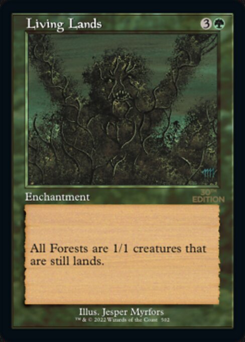 Living Lands highlighted card art