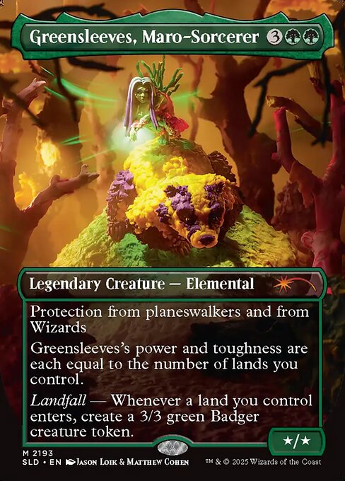 Greensleeves, Maro-Sorcerer highlighted card art