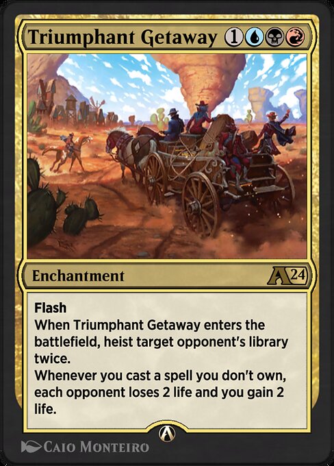 Triumphant Getaway highlighted card art