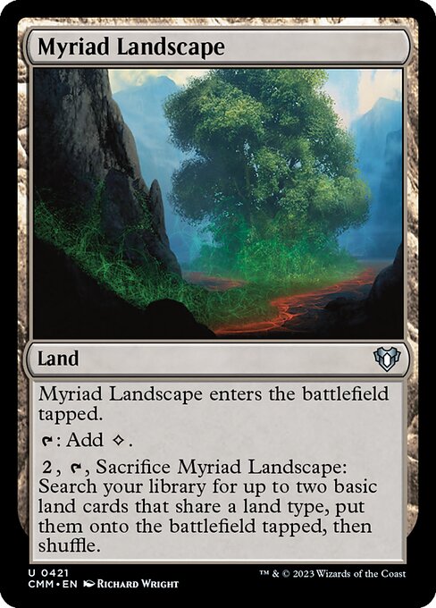 Myriad Landscape from Commander Masters