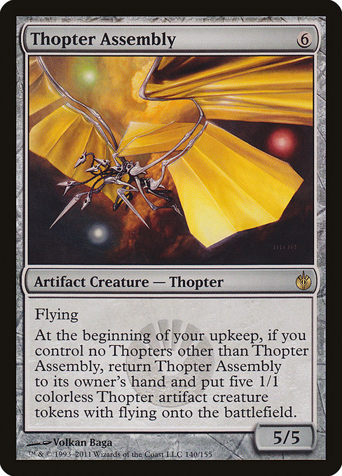 Thopter Assembly from Mirrodin Besieged