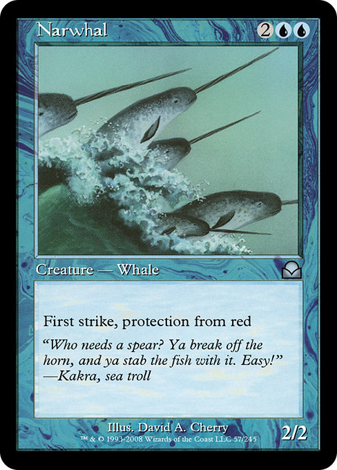 Narwhal highlighted card art