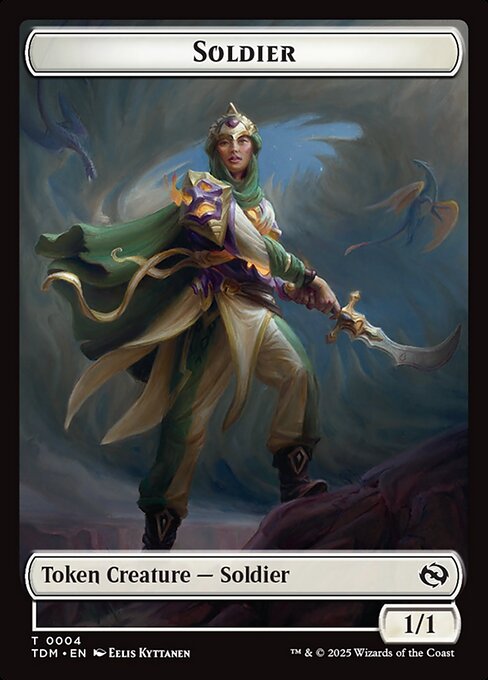 Soldier from Tarkir: Dragonstorm Tokens