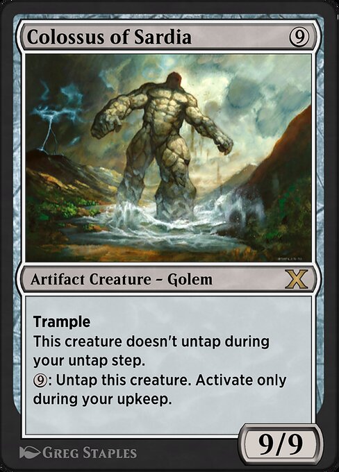 Colossus of Sardia highlighted card art