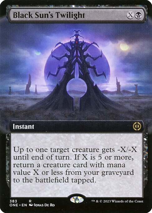 Black Sun's Twilight from Phyrexia: All Will Be One