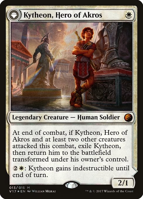 Kytheon, Hero of Akros // Gideon, Battle-Forged from From the Vault: Transform