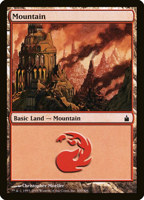 Mountain from Ravnica: City of Guilds