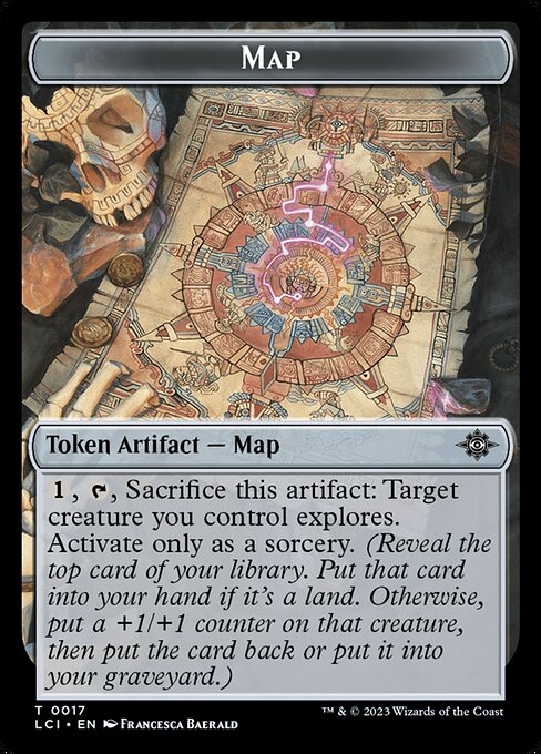 Map from The Lost Caverns of Ixalan Tokens