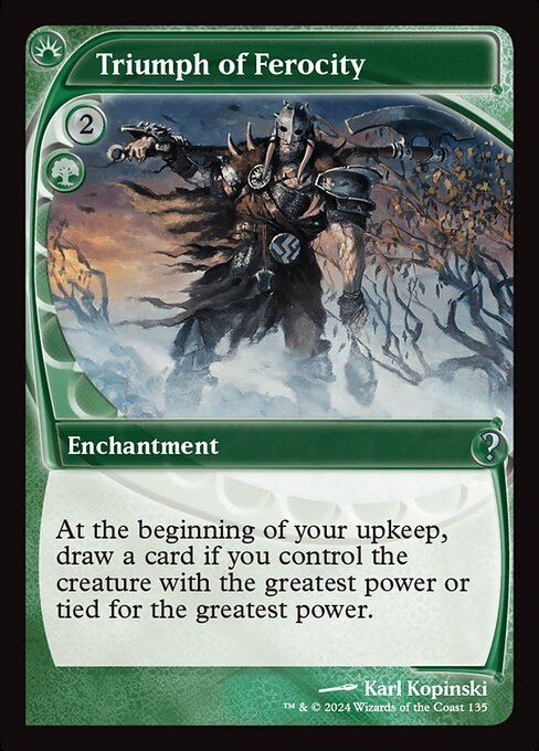 Triumph of Ferocity highlighted card art