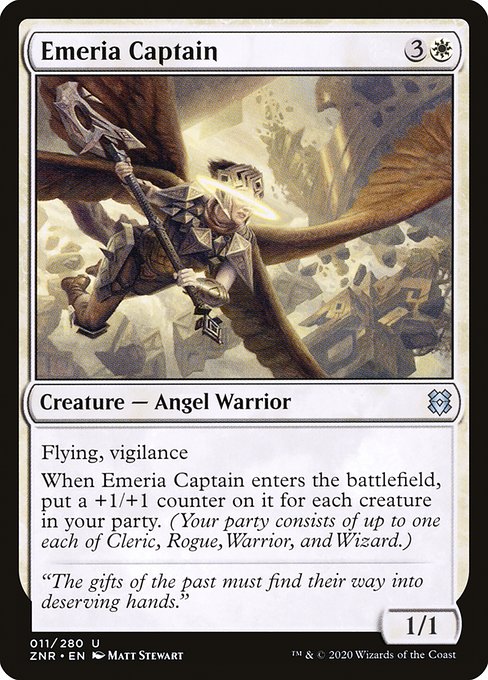 Emeria Captain highlighted card art