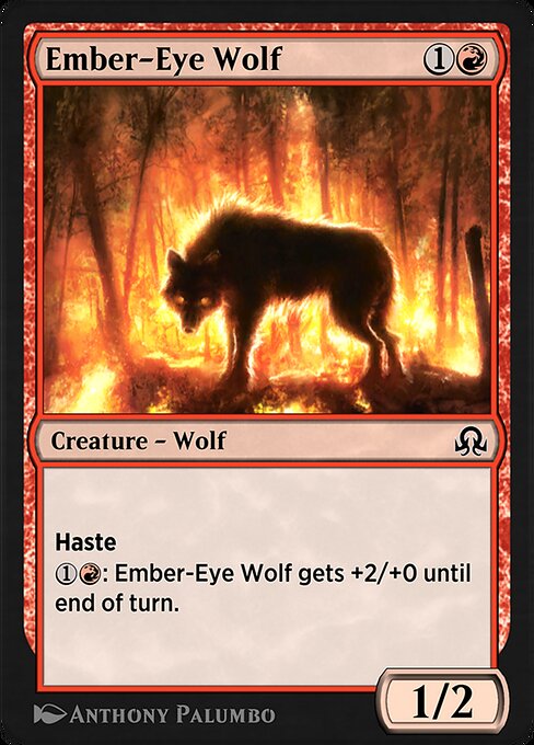 Ember-Eye Wolf highlighted card art