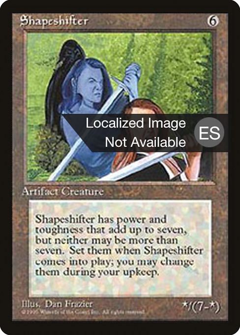 Shapeshifter from Fourth Edition Foreign Black Border