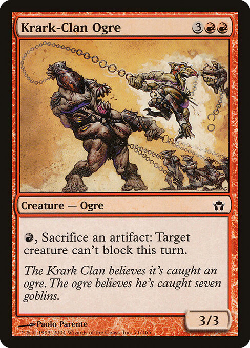 Krark-Clan Ogre highlighted card art