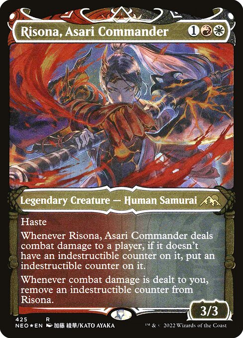 Risona, Asari Commander from Kamigawa: Neon Dynasty