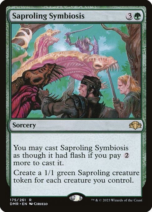 Saproling Symbiosis highlighted card art