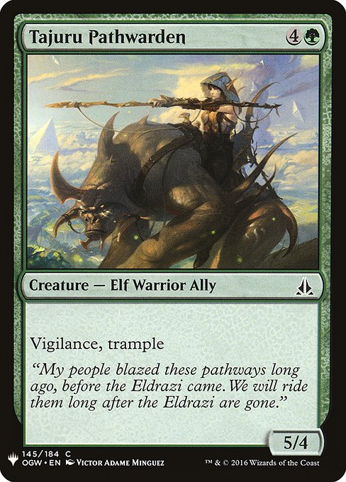 Tajuru Pathwarden from The List