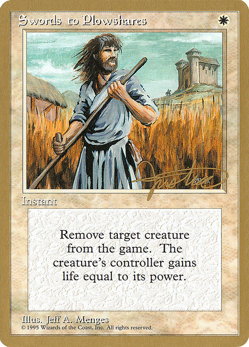 Swords to Plowshares from Pro Tour Collector Set