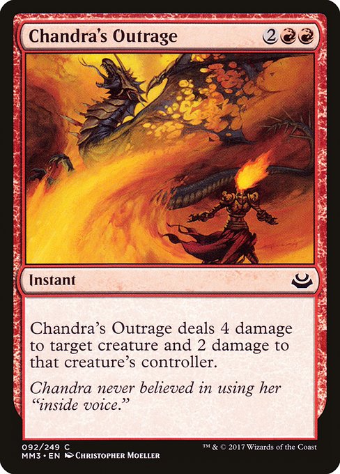 Chandra's Outrage from Modern Masters 2017