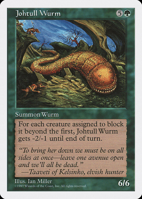 Johtull Wurm from Fifth Edition