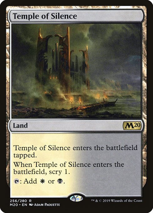 Temple of Silence from Core Set 2020