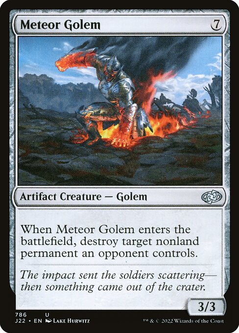 Meteor Golem from Jumpstart 2022