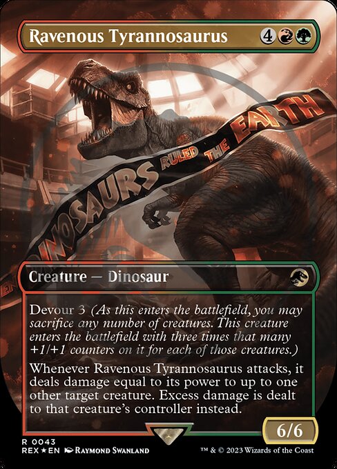 Ravenous Tyrannosaurus from Jurassic World Collection
