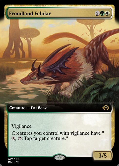 Frondland Felidar highlighted card art